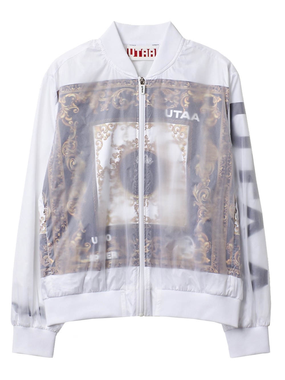 UTAA Baroque Pattern Windbreaker : Women&#039;s (UC1JPF754WH)