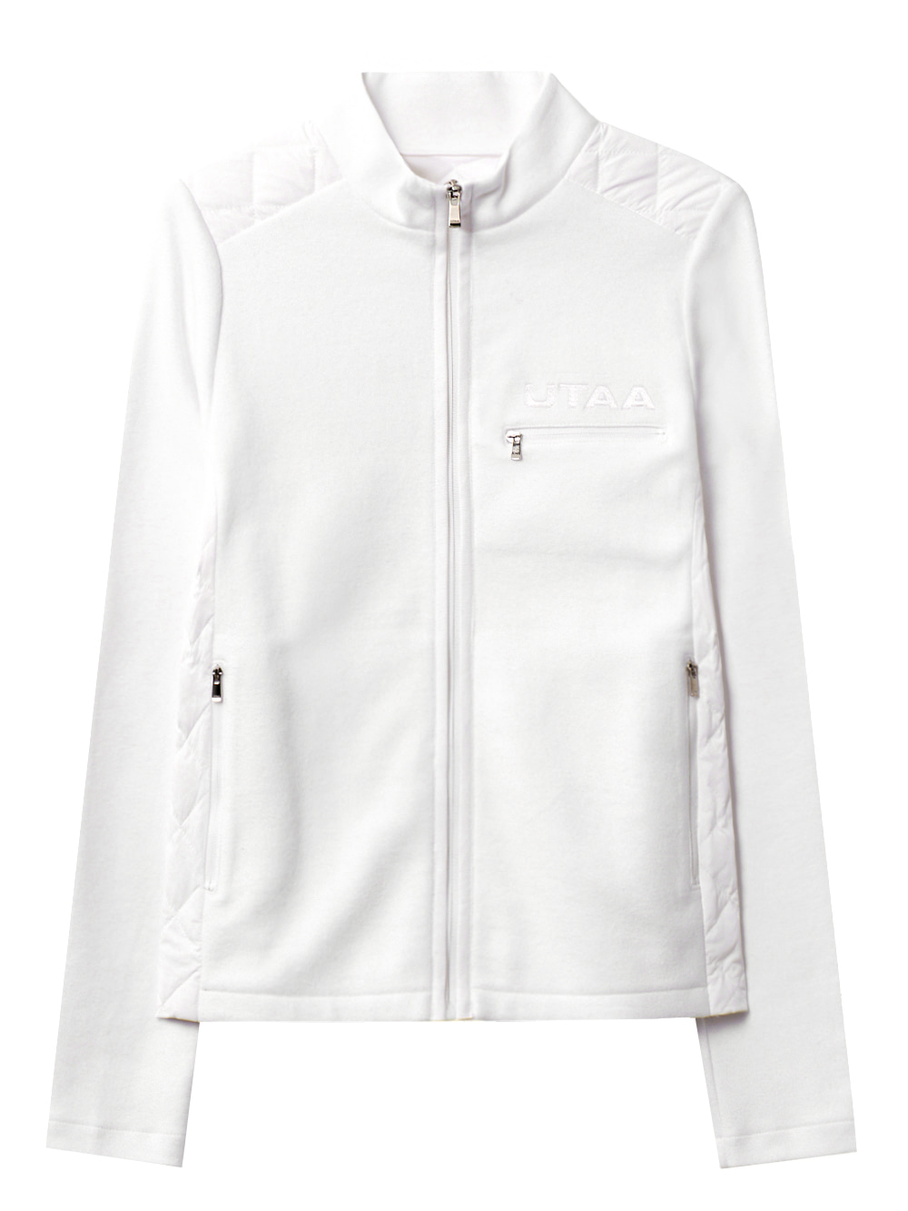 UTAA Expert Quilting Fleece Down Jacket : Women&#039;s White (UB3DJF582WH)