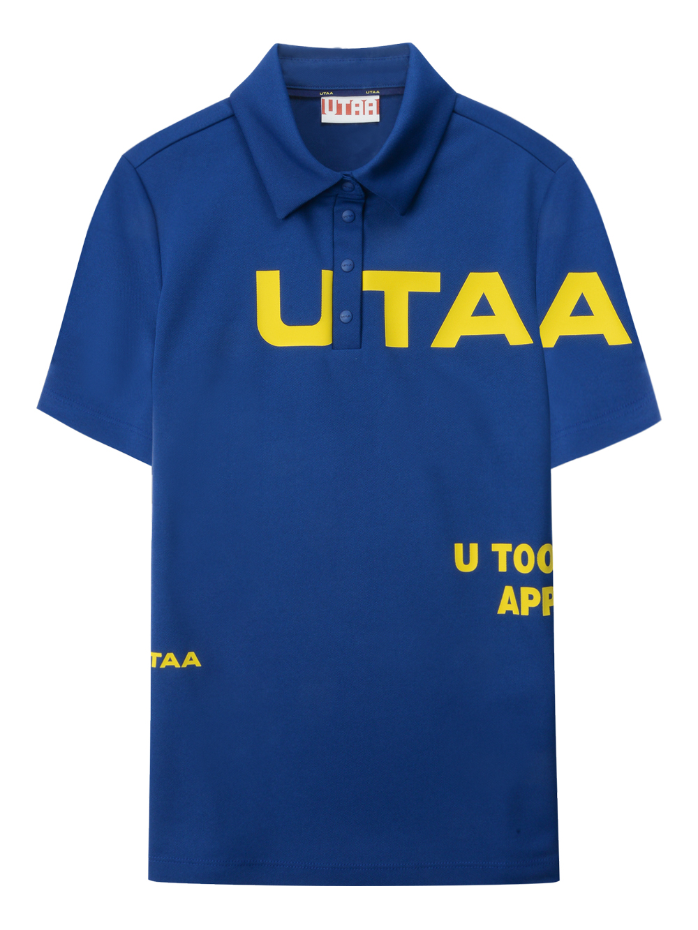 UTAA Brie Big Logo Symbol PK T-Shirts : Men&#039;s Blue (UC2TSM283BL)