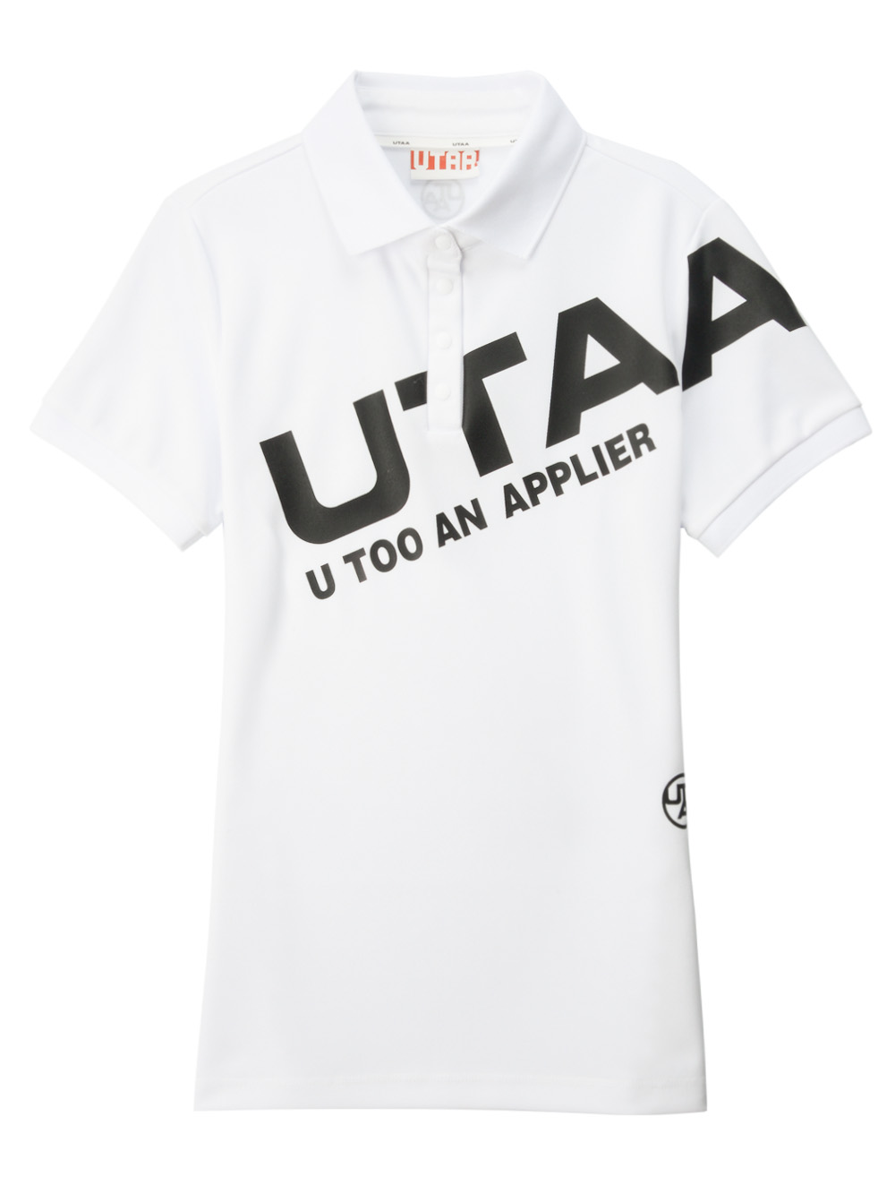 UTAA Logo Bounce PK T-Shirts : Women&#039;s White (UC2TSF282WH)