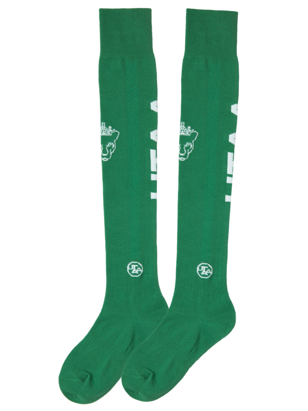 UTAA Neon Panther Logo Over Knee Socks : Green (UC0GSF126GN)