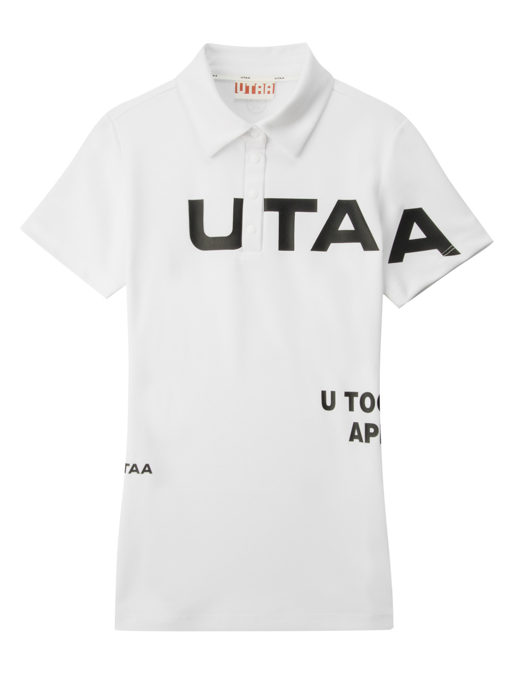 UTAA Brie Big Logo Symbol PK T-Shirts : Women&#039;s White (UC2TSF283WH)