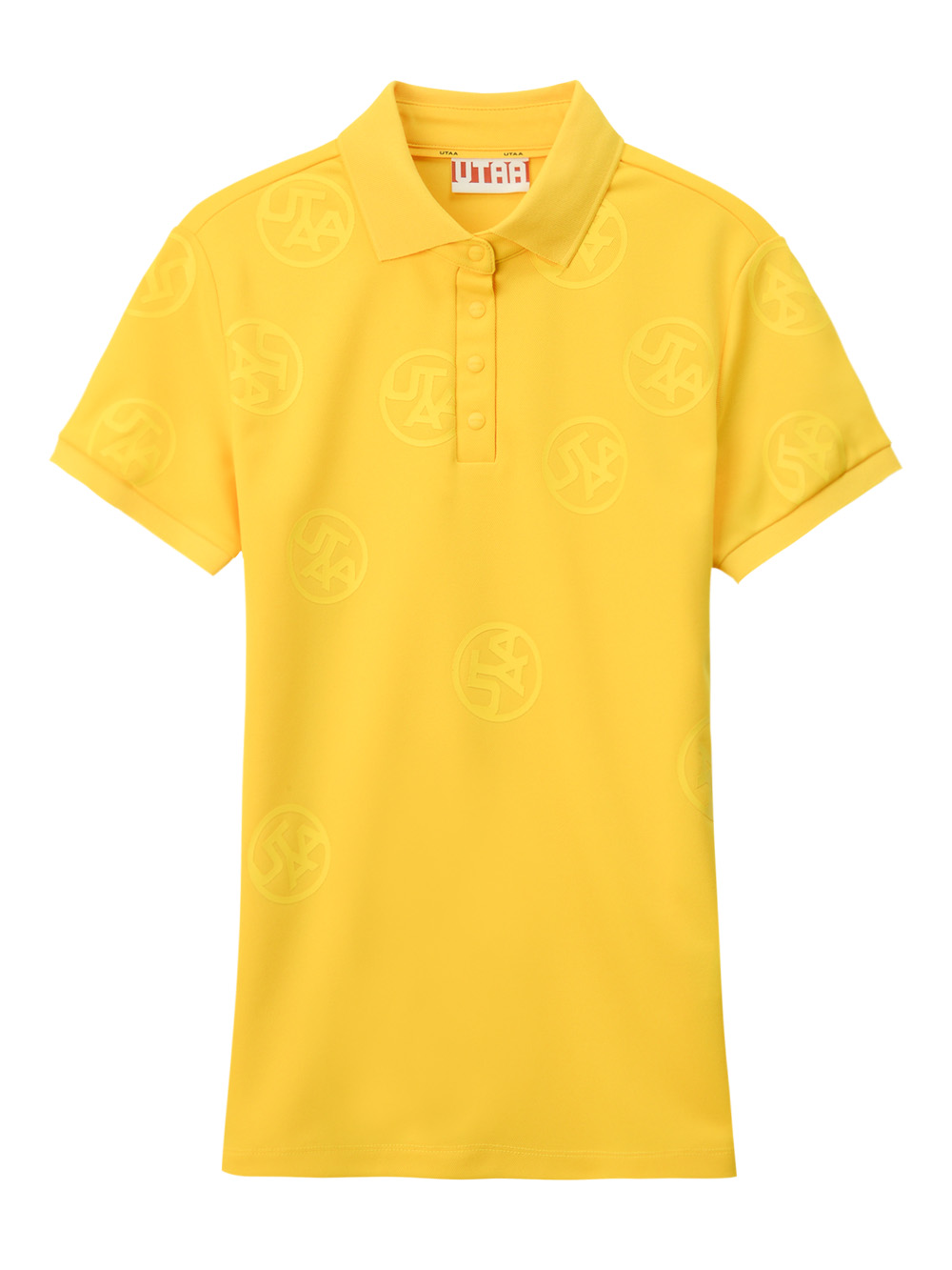 UTAA Logo Drop PK T-Shirts  : Women&#039;s Yellow (UC2TSF295YE)