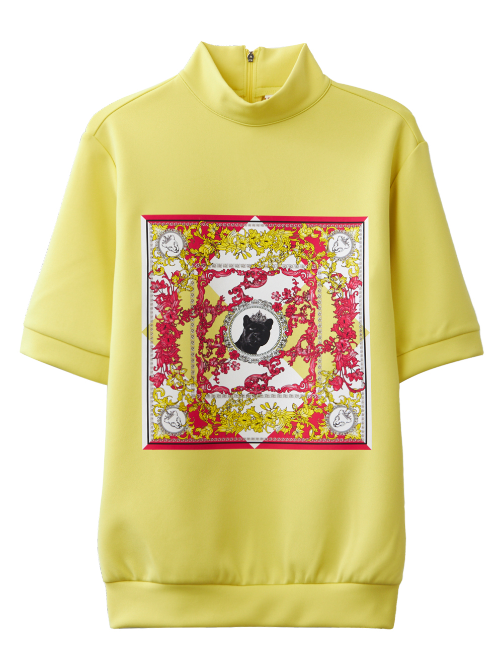 UTAA Baroque Neoprene Turleneck Tee  :  Women&#039;s Yellow (UC2STF421YE)