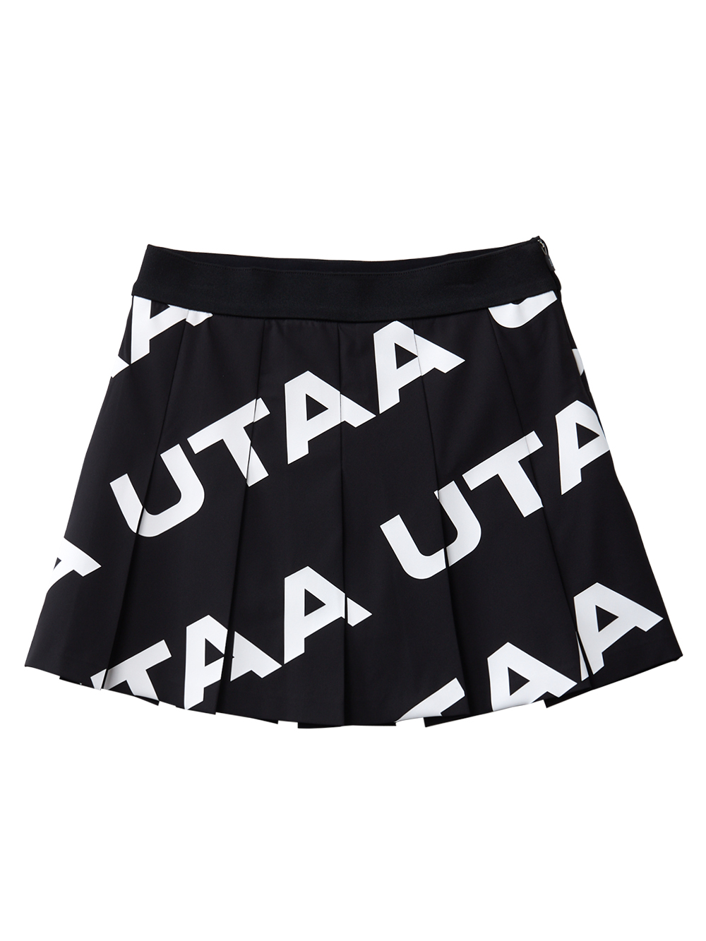 UTAA Logo Wave Flare Skirt  : Women&#039;s Black (UC2SKF112BK)