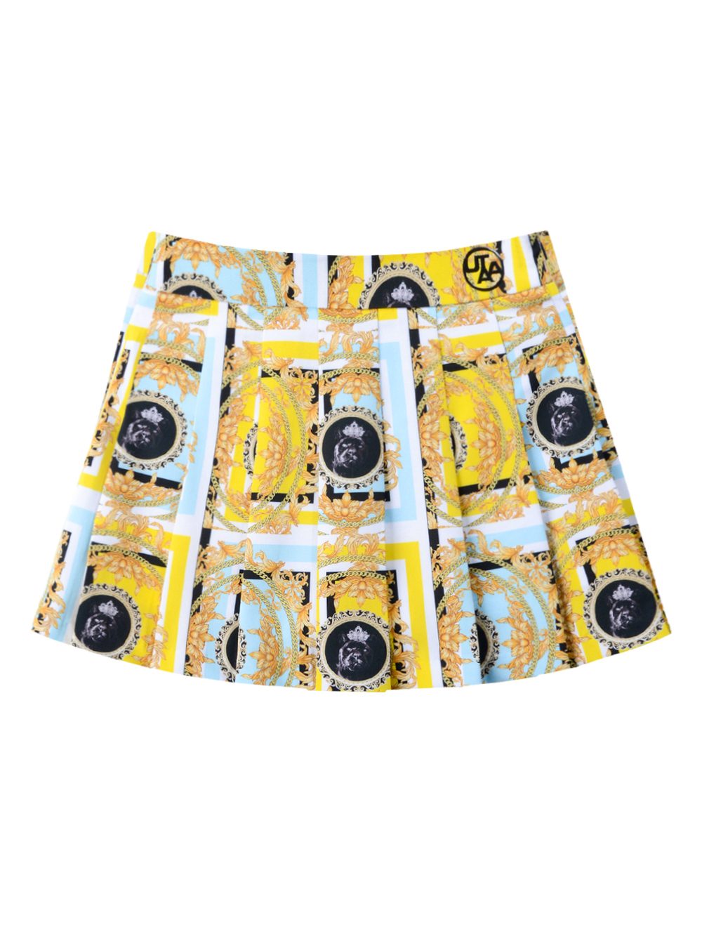 UTAA Stripe Baroque Flare Skirt : Mint (UC3SKF593MT)
