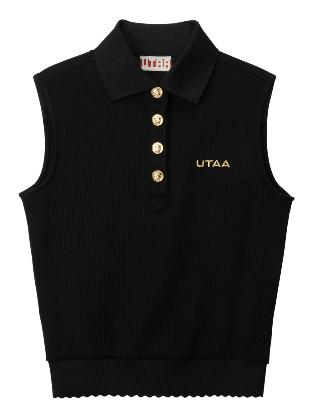 UTAA Ducat Pinking Vest : Women&#039;s Black (UC2TVF410BK)