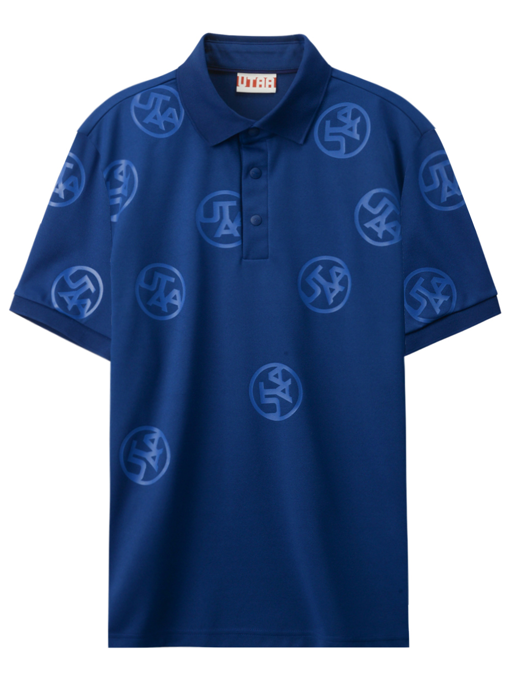 UTAA Logo Drop PK T-Shirts  : Men&#039;s Blue (UC2TSM295BL)