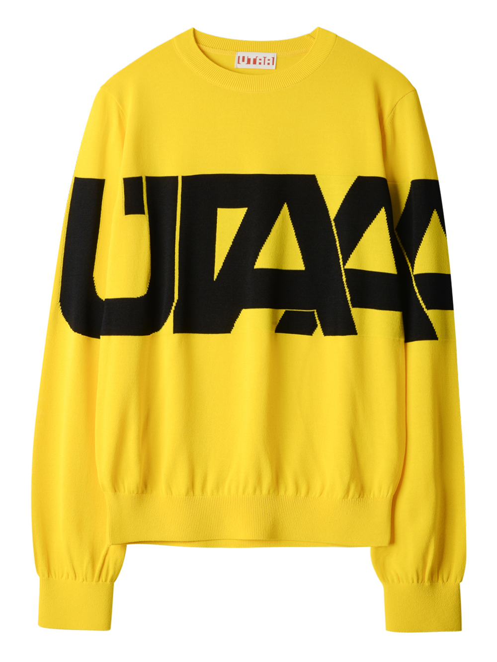UTAA Midday Logo Knit Pullover : Women&#039;s Yellow (UC3KTF114YE)
