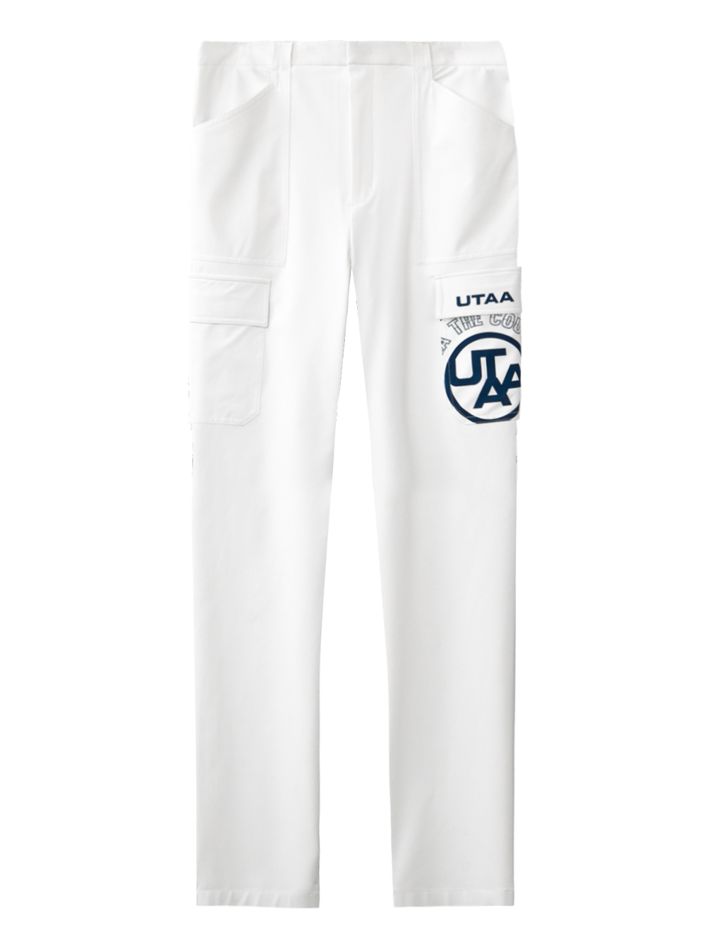 UTAA Symbol Logo Pocket Pants : Men&#039;s White (UC3PTM333WH)