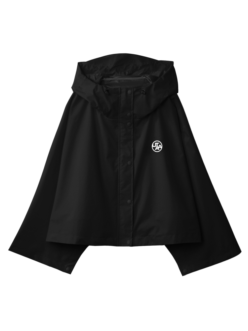UTAA Scudo Ring Panther Poncho Raincoat : Women&#039;s Black (UD0RWF774BK)