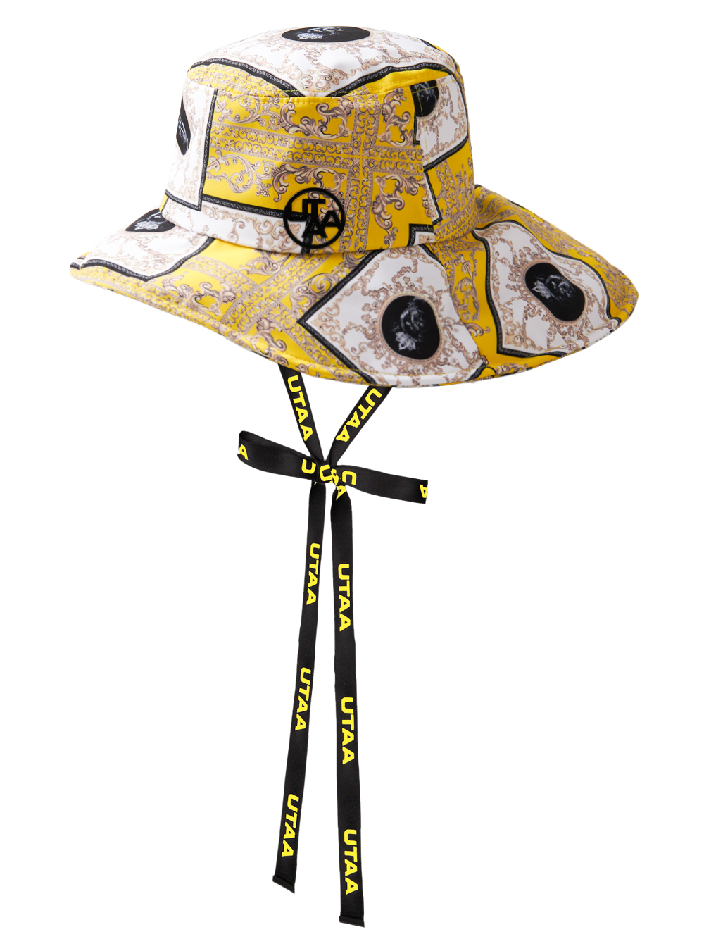 UTAA Neon Baroque Bucket Hat :  Yellow (UC0GCF305YE)