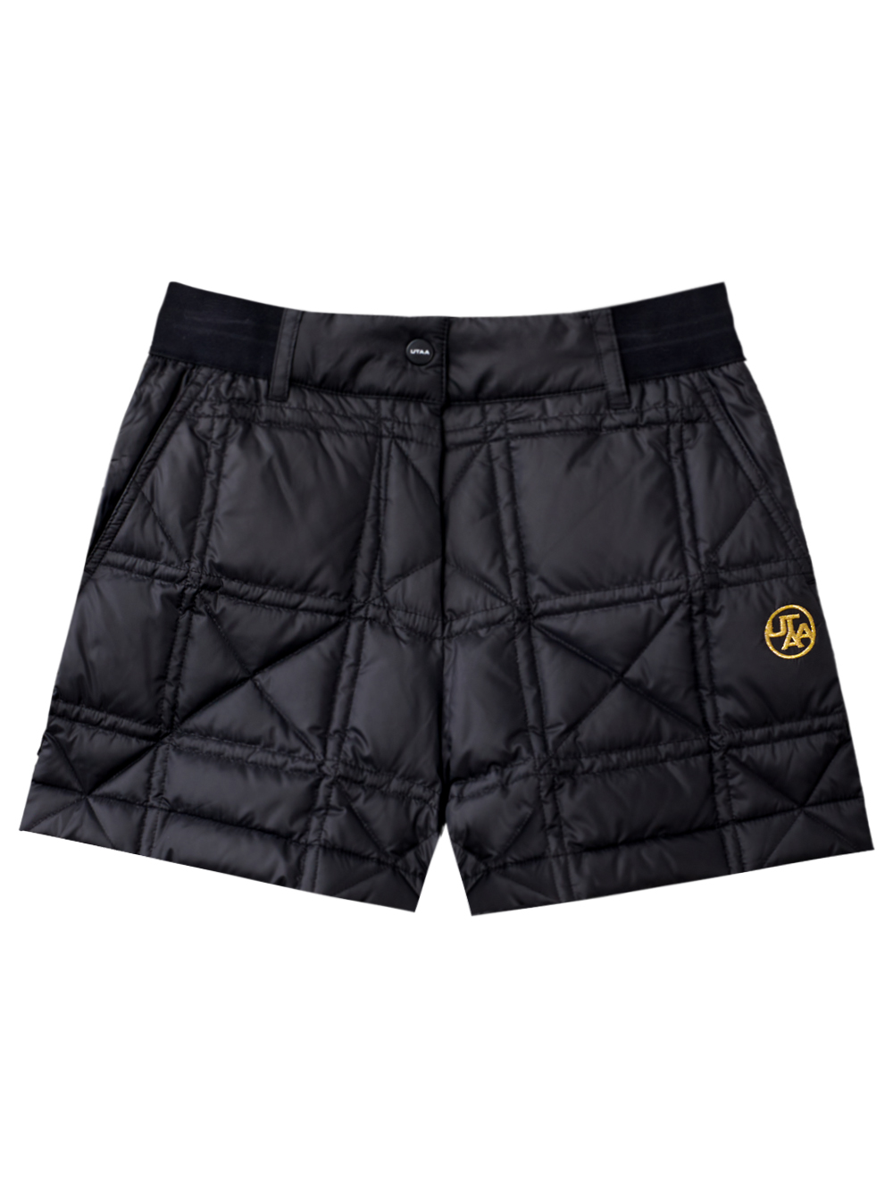 UTAA Quilting Down Padding Short Pants : Women&#039;s Black (UC4PSF646BK)