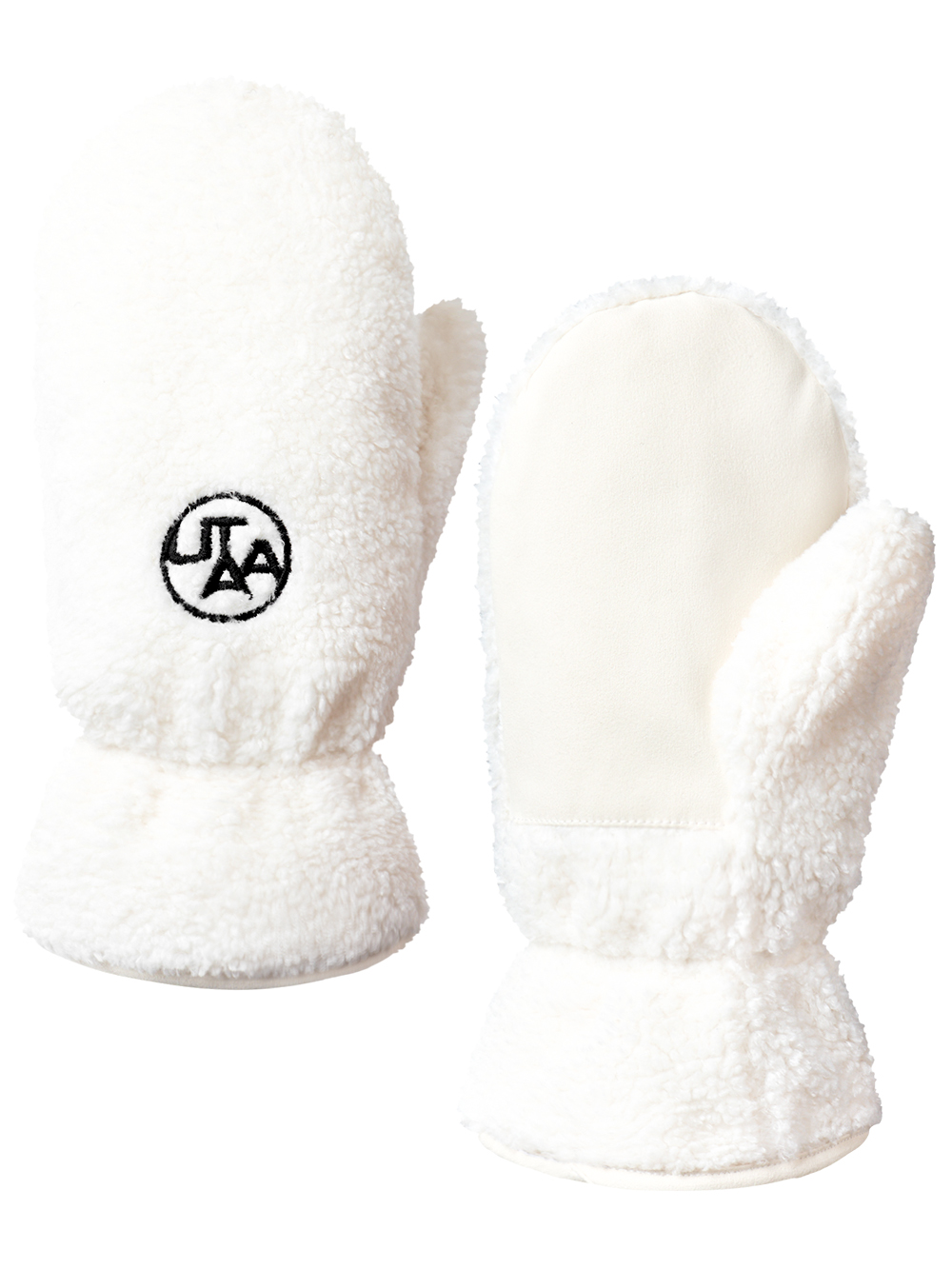 UTAA Big Fleece Fur Gloves : Women&#039;s White(UC4GVF628WH)