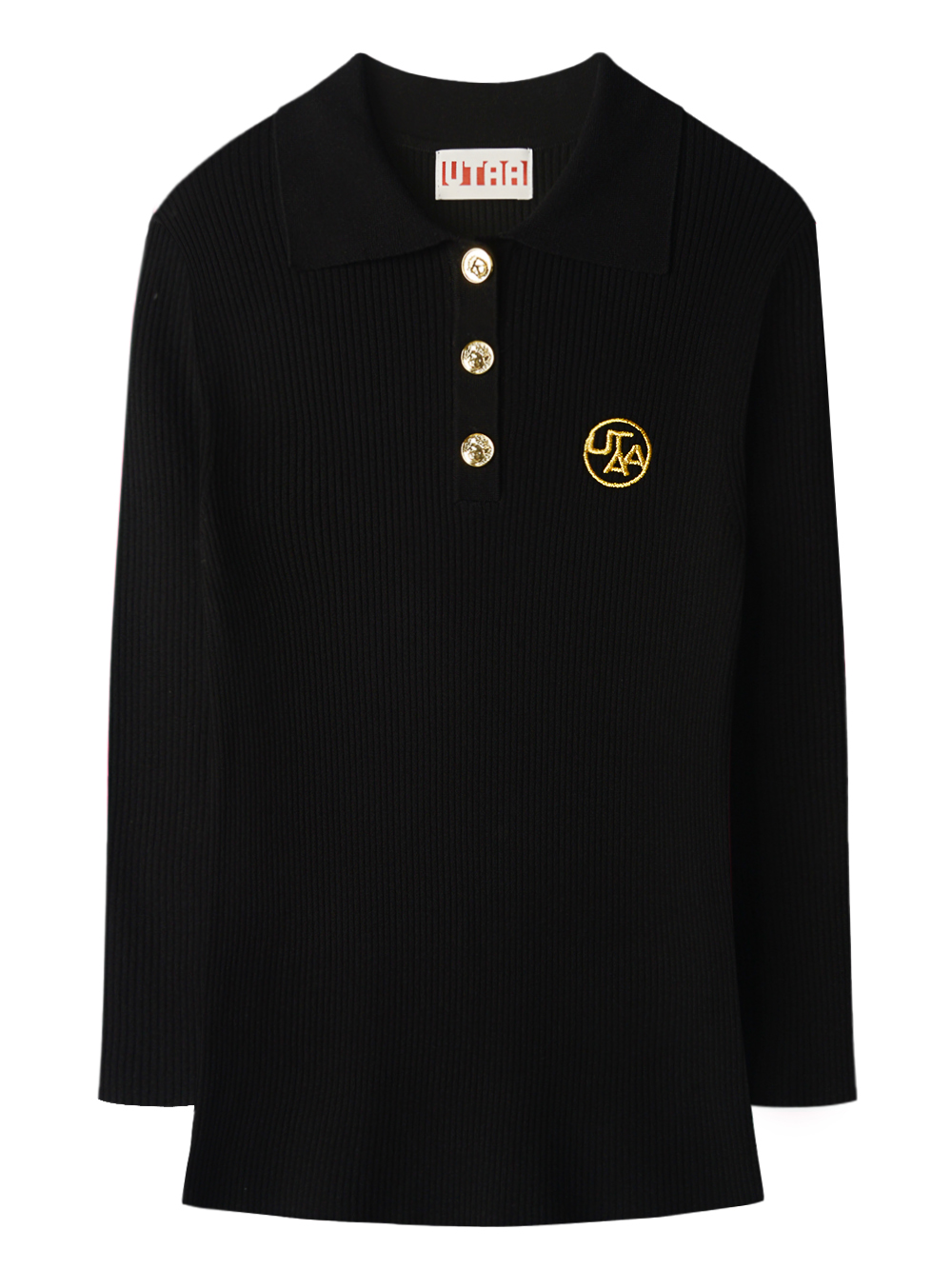 UTAA Gold Symbol PK Sleeve  : Women&#039;s Black(UD2KTF413BK)