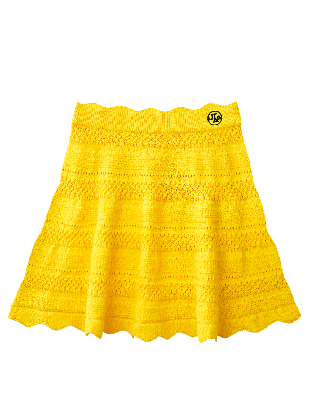 UTAA Twin ruffle Flare Skirt : Yellow (UD2SKF430YE)