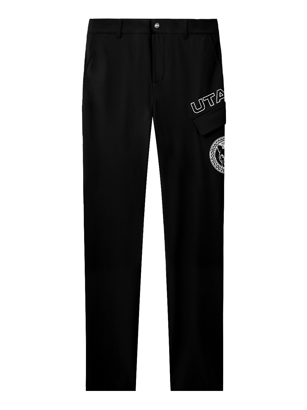 UTAA Ring Panther Oblique Side Pocket Pants : Men&#039;s Black (UD2PTM530BK)
