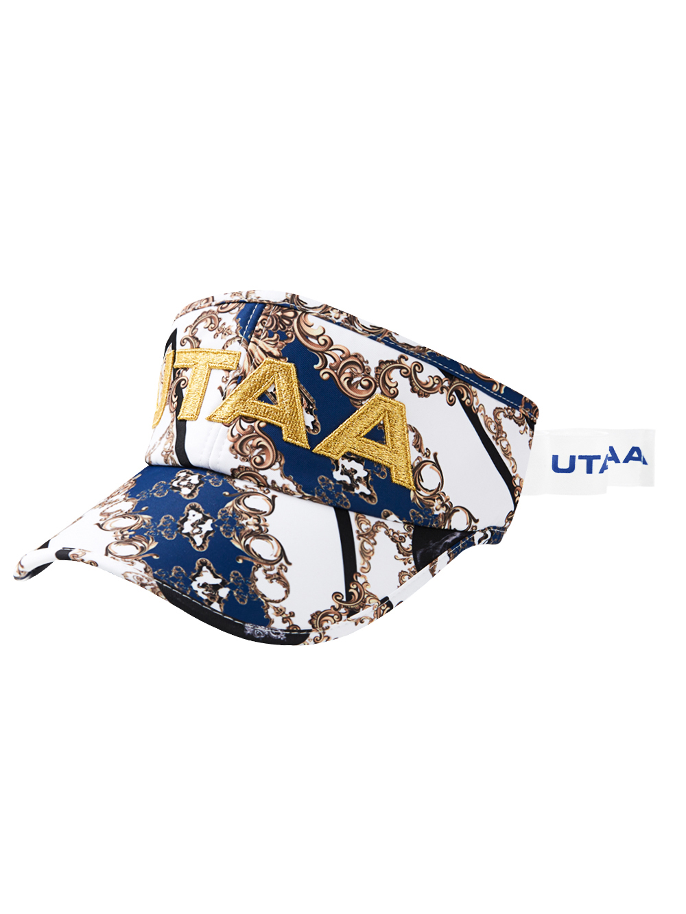 UTAA APEX Chain Baroque Ribbon Sun Visor : Women&#039;s Blue (UD0GCF494BL)