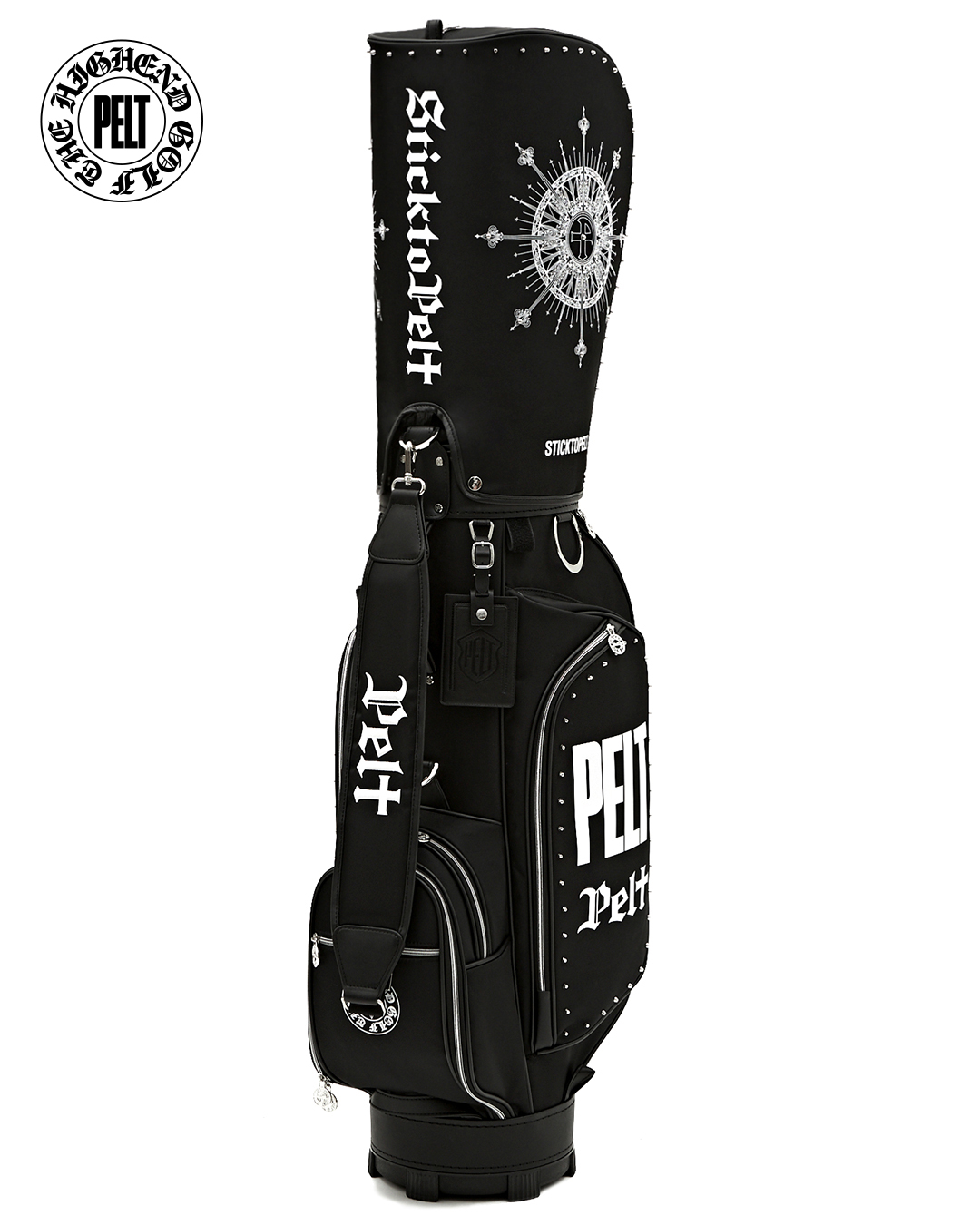 PELT Holylight Stud Caddie Bag  : Black (PA0GDU101BK)