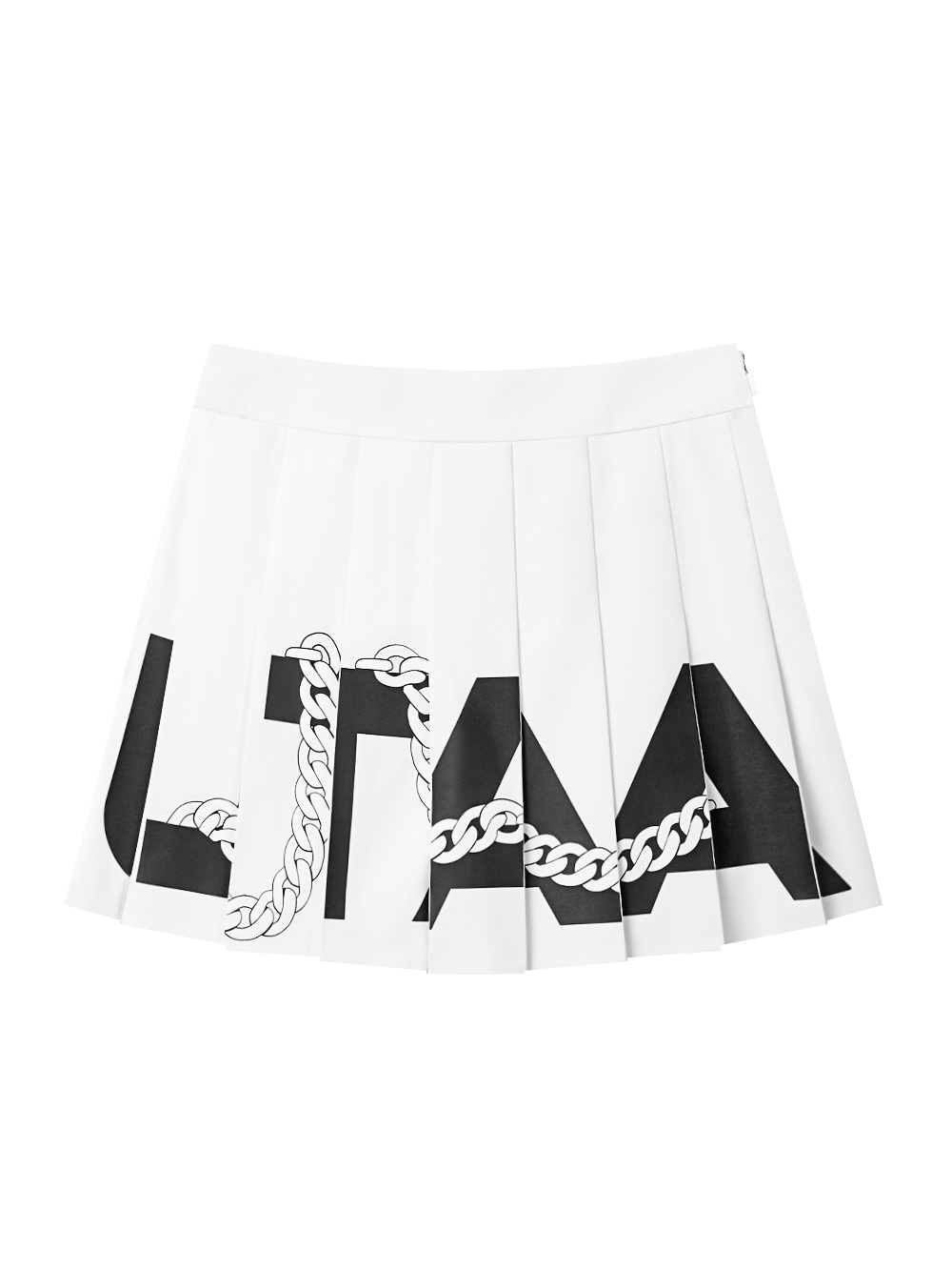 UTAA Helix String Pleats Skirt : White (UD2SKF272WH)