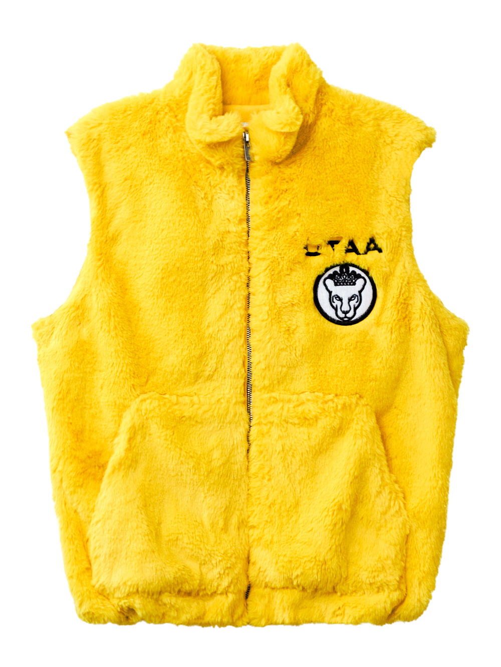 UTAA Crown Panther Fur Vest : Women&#039;s Yellow (UC4VTF845YE)