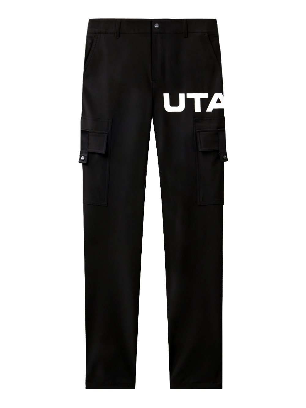 UTAA Logo Strap Pocket Two-way Pants : Men&#039;s Black (UD2PTM284BK)