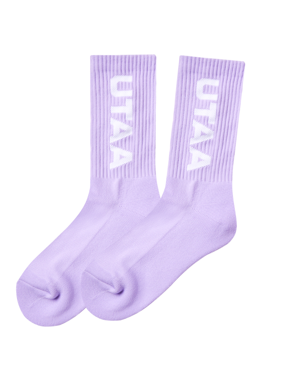UTAA Logo Glow Color Socks : Women&#039;s Purple (UC0GSF140UP)