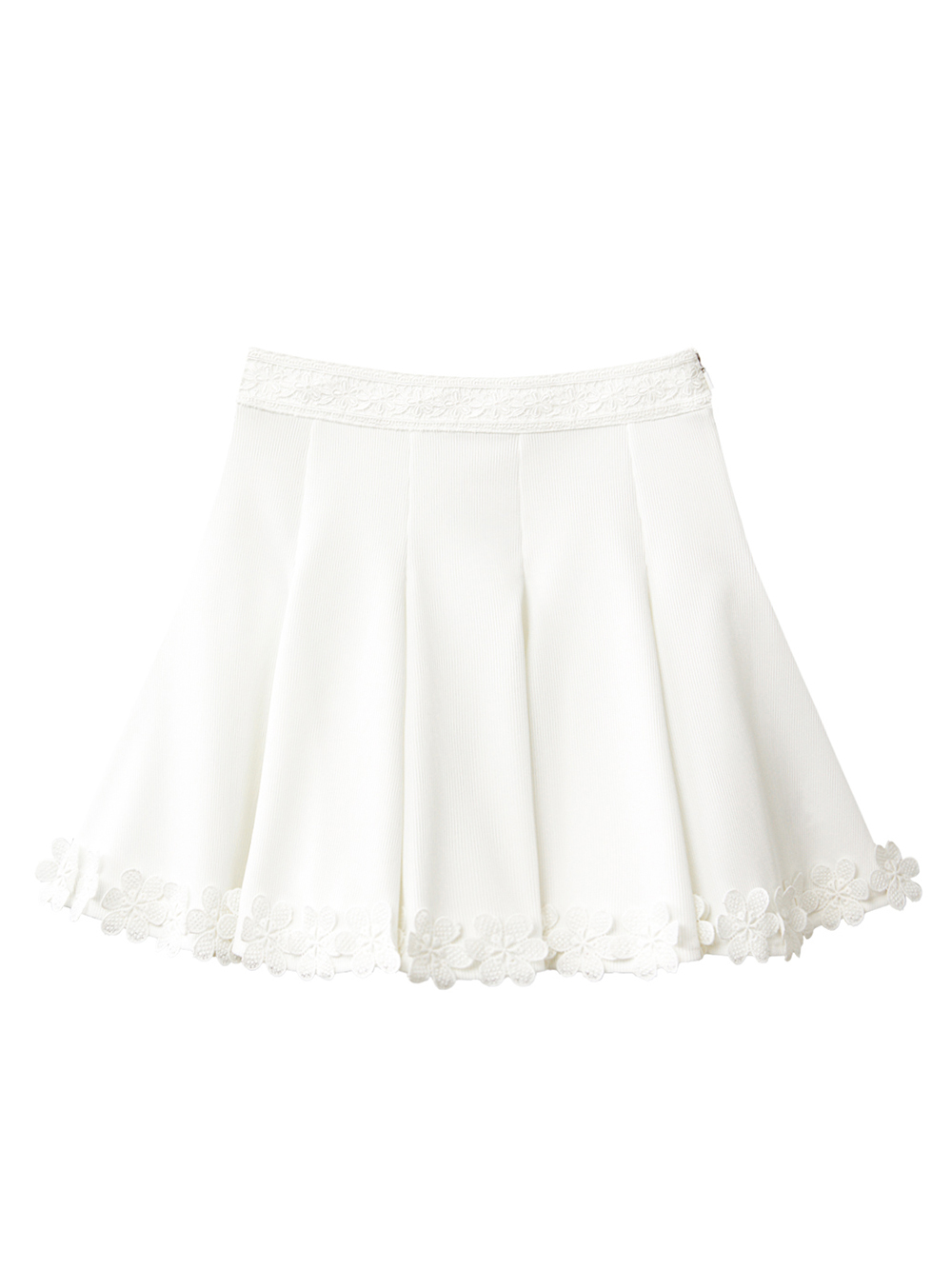 UTAA Blossom Prime Flare Skirt : White (UD2SKF200WH)