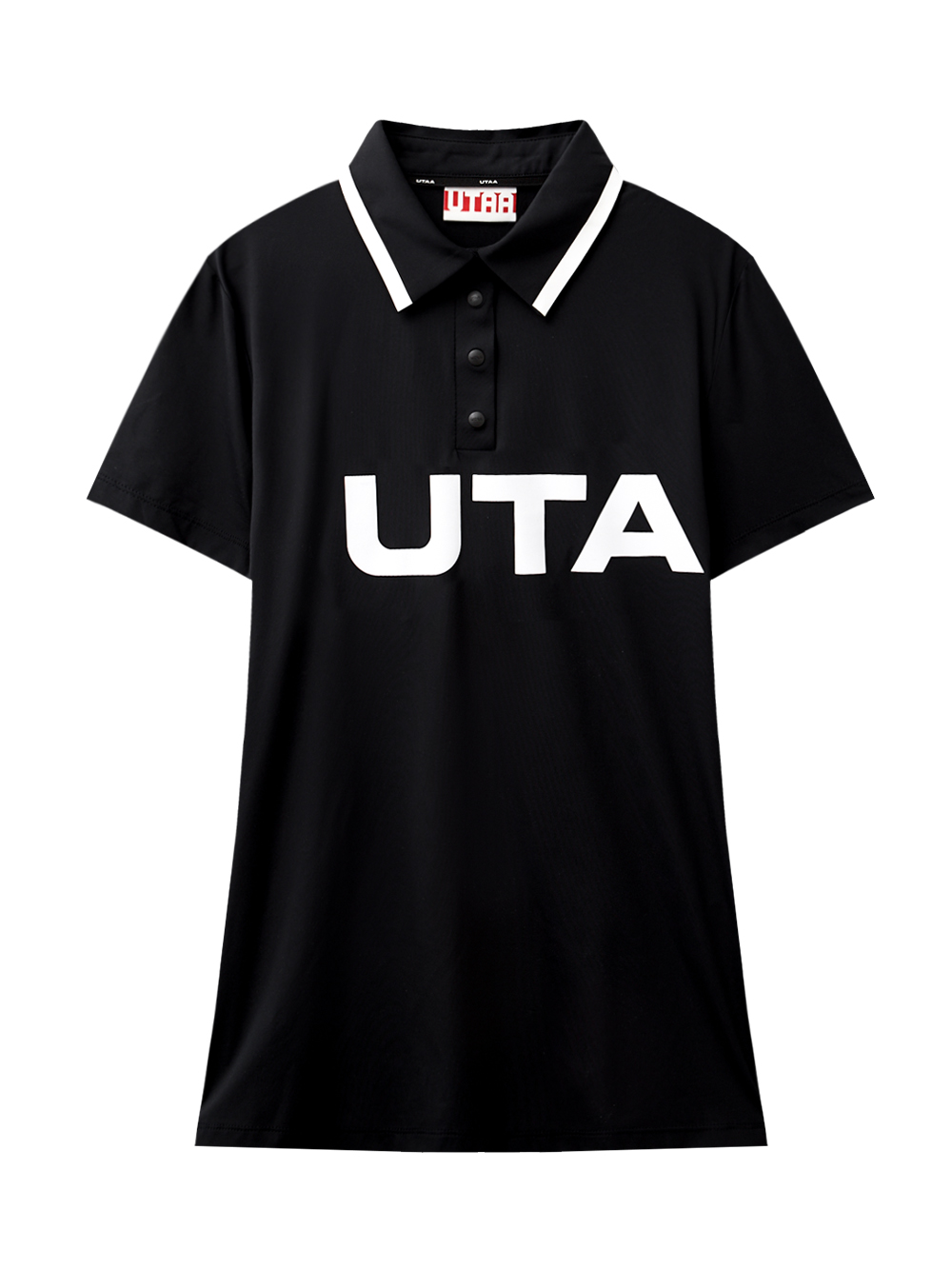 UTAA Daybreak Line PK T-shirt : Women&#039;s Black (UD2TSF284BK)