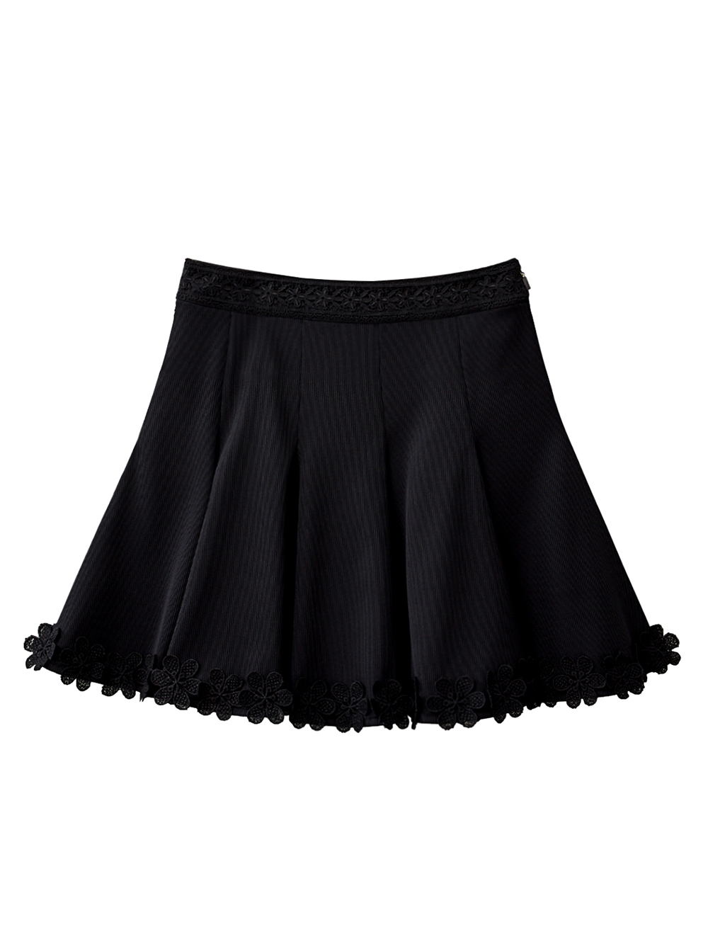 UTAA Blossom Prime Flare Skirt : Black (UD2SKF200BK)