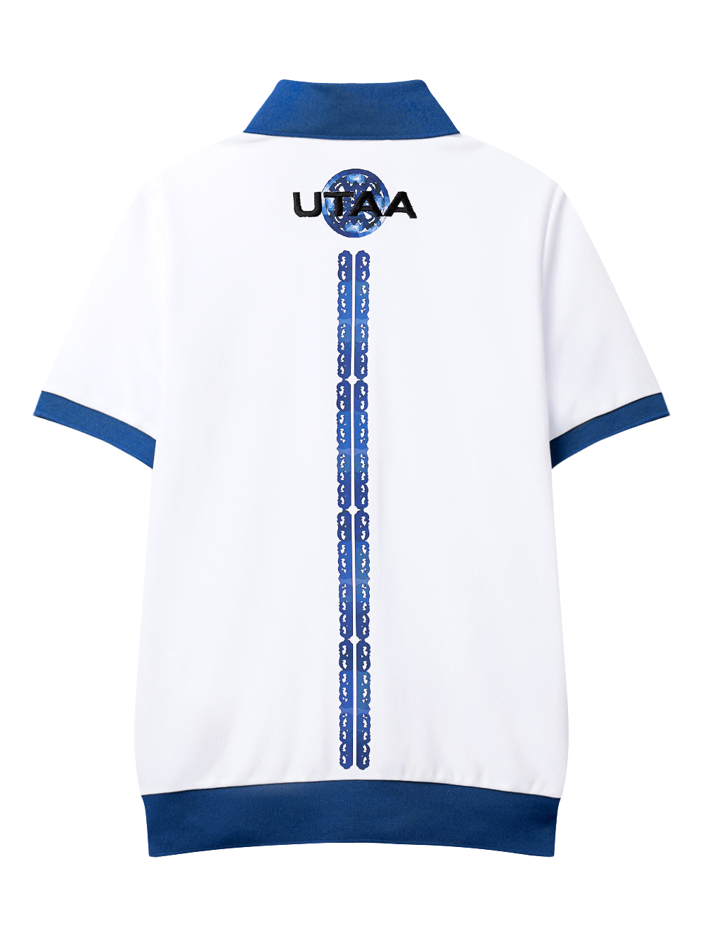 UTAA Sequence Baroque Graphic PK T-shirt : Women&#039;s Blue (UD2TSF495BL)