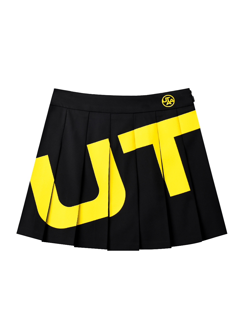 UTAA Mont Bulk Logo Pleats Skirt : Black (UD2SKF281BK)