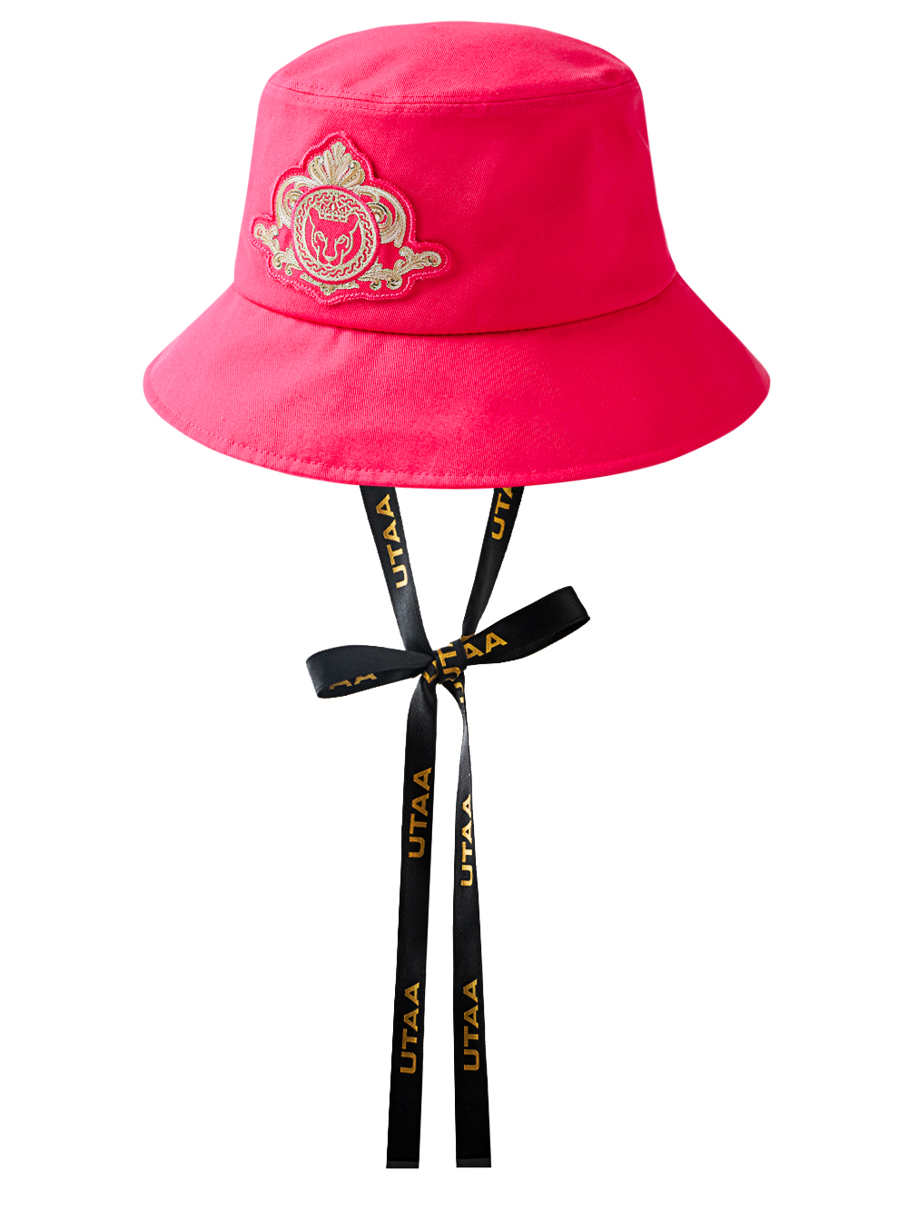 UTAA Grand Gold Crown Panther Bucket Hat : Women&#039;s Pink (UD0GCF288PK)