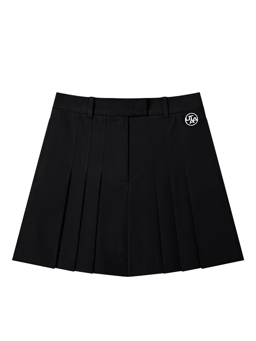 UTAA Ideal Half Pleats Skirt Pants : Black (UD2PSF173BK)