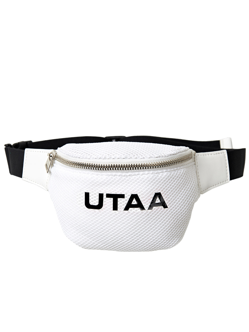 UTAA Logo Mesh Belt Bag : White (UB0GAU240WH)