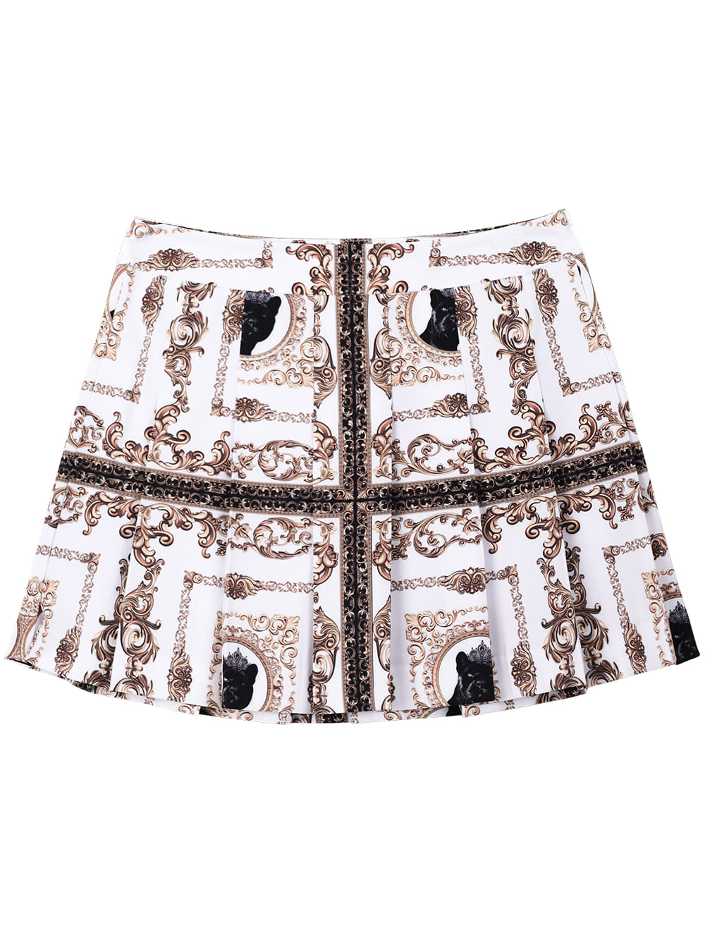 UTAA Baroque Priest Short Skirt (UA3SKF452WH)