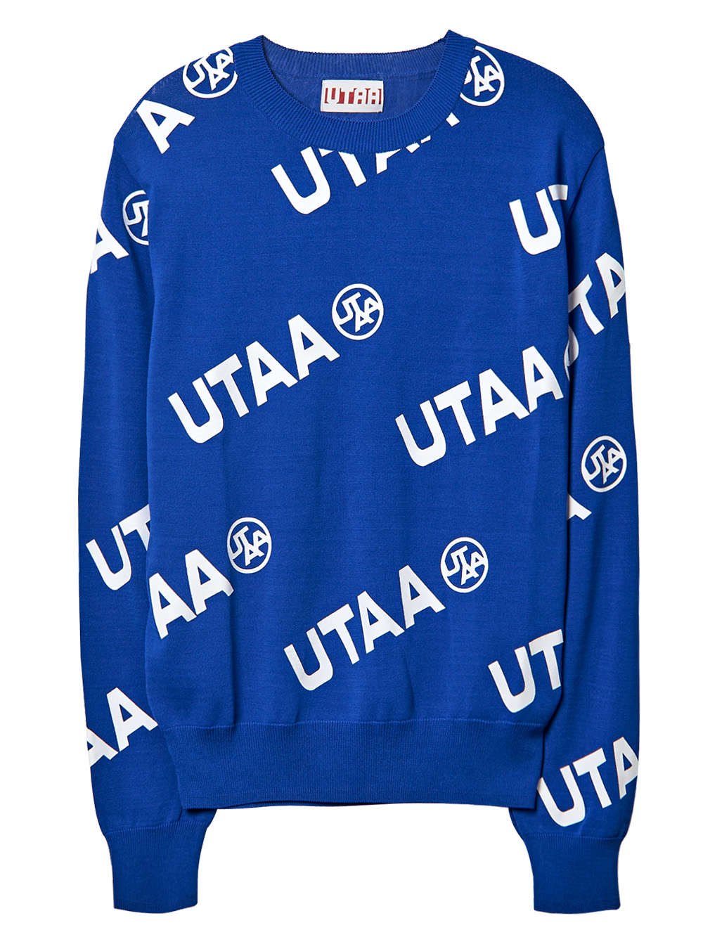 UTAA Post Logo wave Knit : Blue (UB1KTF320BL)