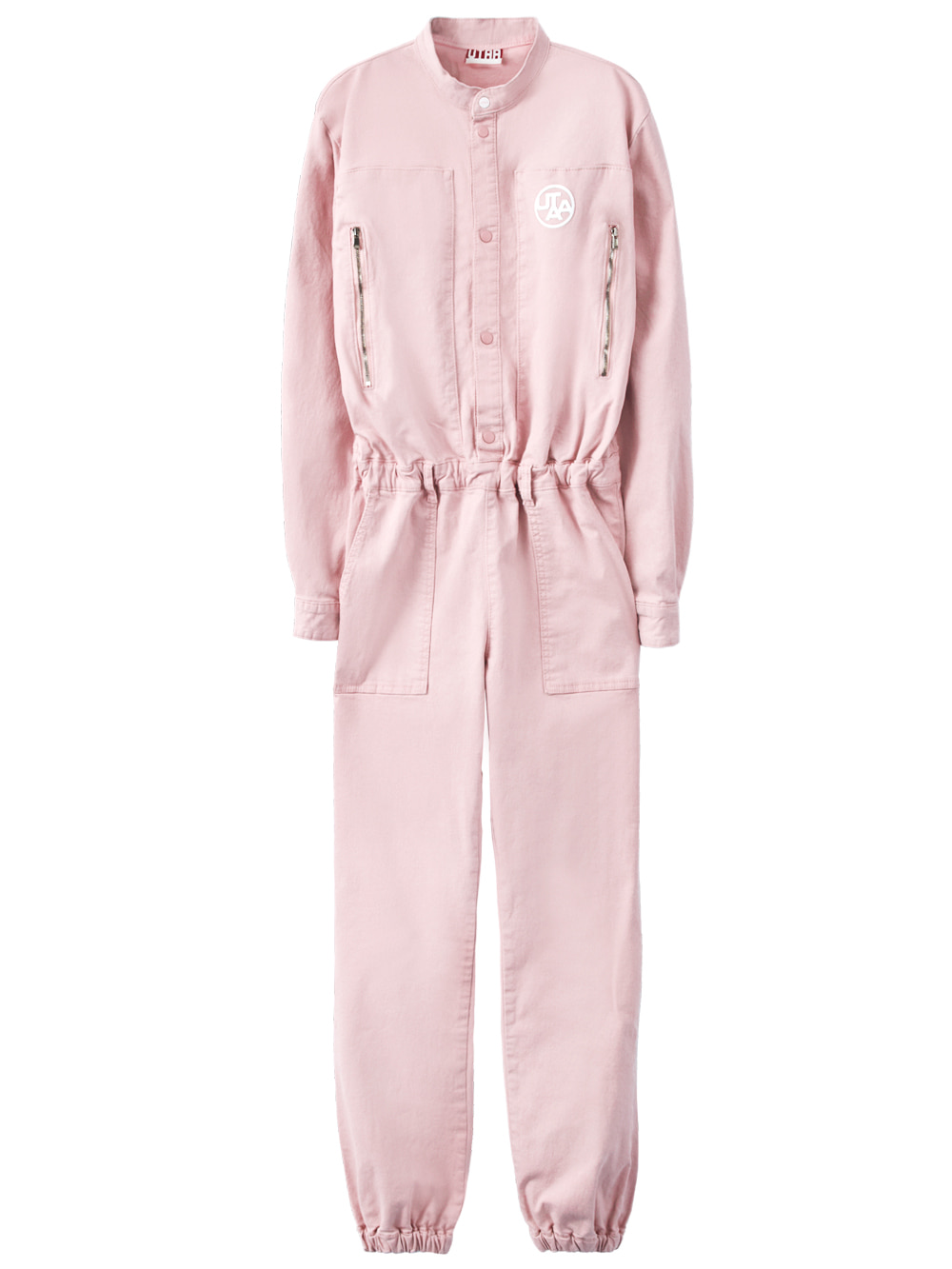 UTAA Pastel Henry neck Jumpsuit : Light Pink (UB1OPF200LP)