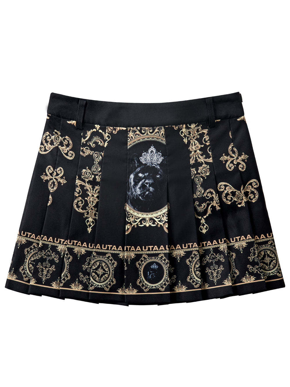 UTAA Empire Panther Flare Skirt (UB1SKF806BK)