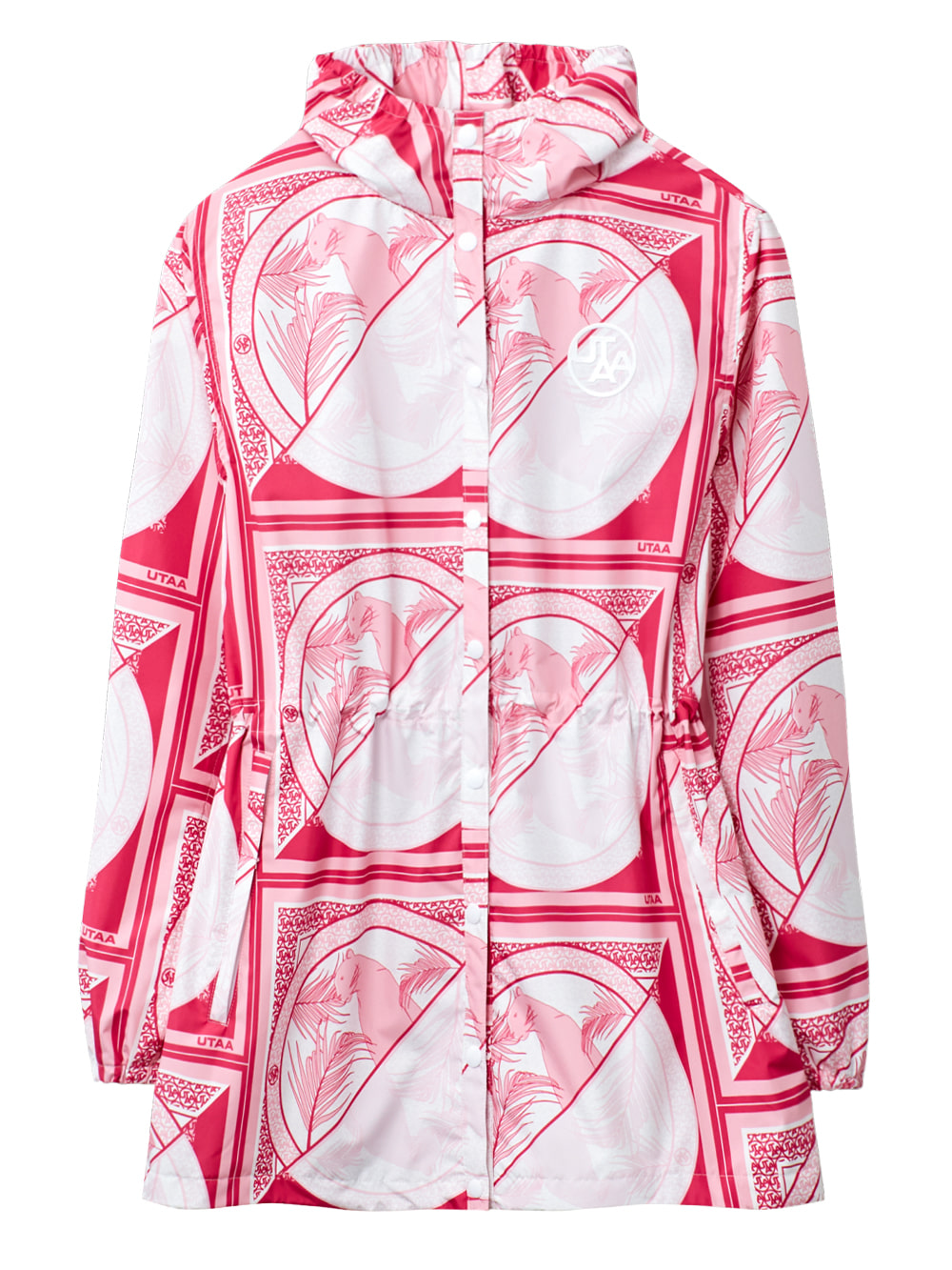 UTAA Tropical Panther Raincoat : Women&#039;s Light Pink (UB3RWF350LP)