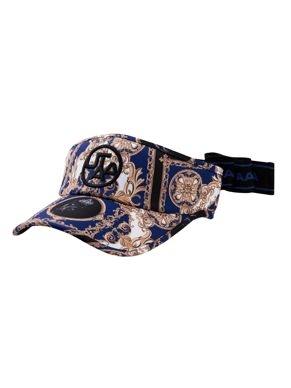 UTAA Canyon Baroque Ribbon Sun Visor :  Blue (UC0GCF310BL)