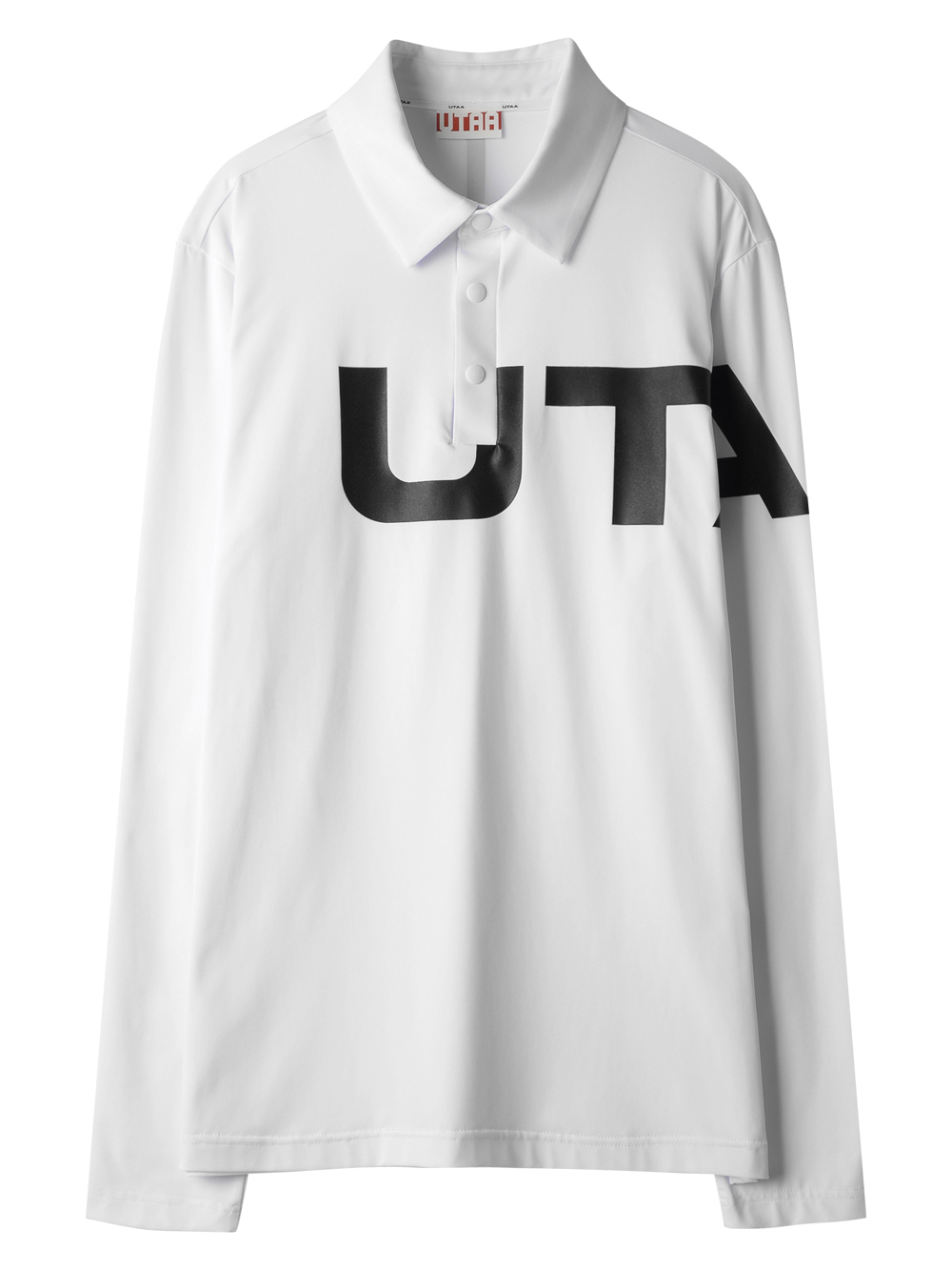 UTAA Swing Fit Big Logo Tape Sleeve : Men&#039;s White (UC2TLM290WH)