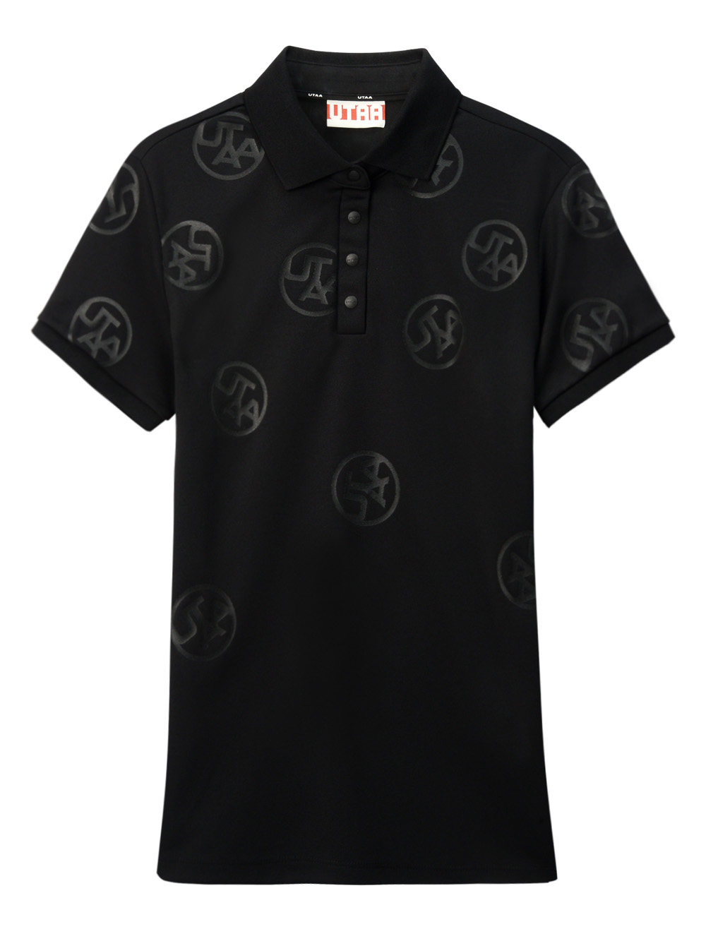 UTAA Logo Drop PK T-Shirts  : Women&#039;s Black (UC2TSF295BK)