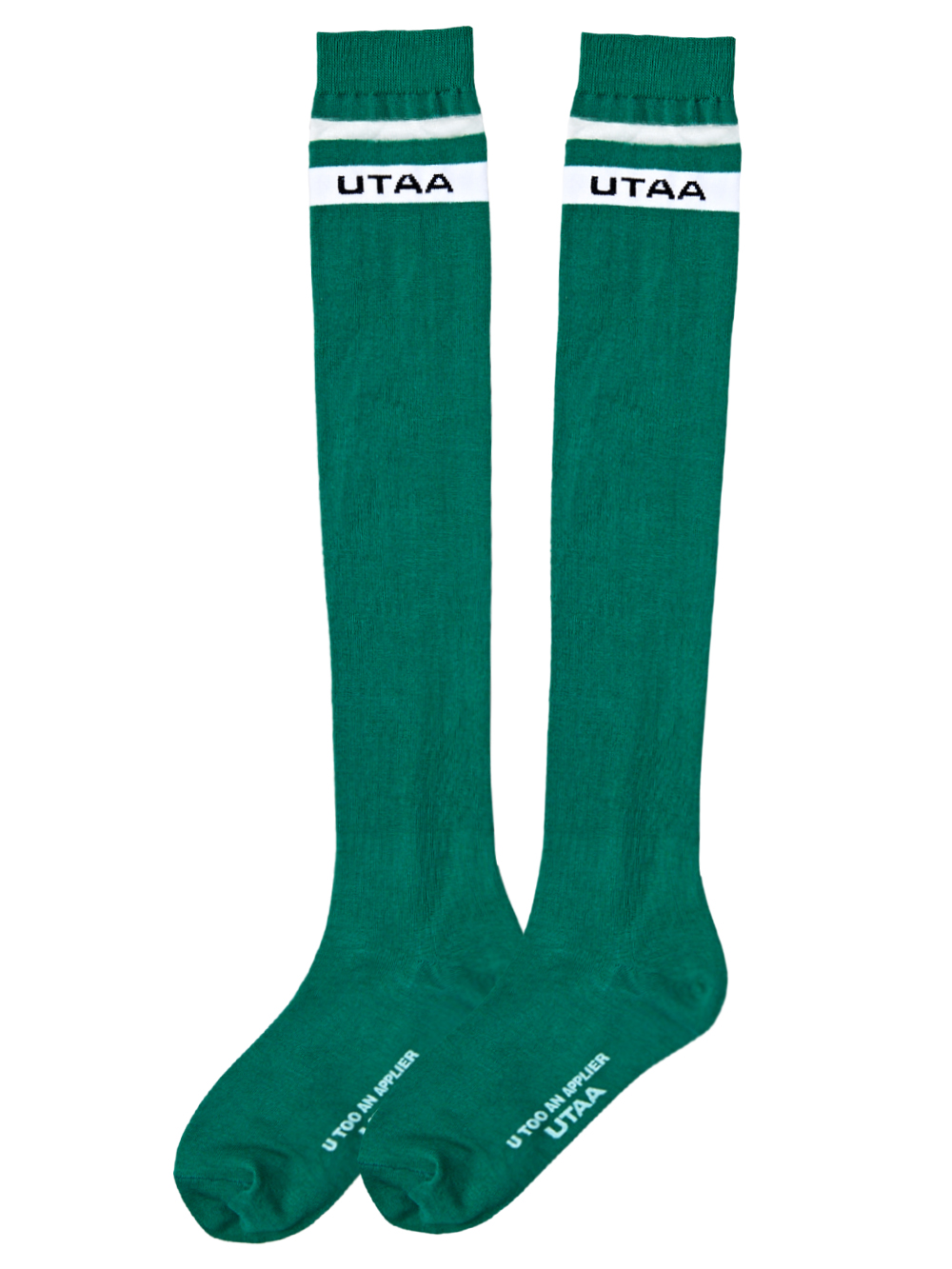 UTAA Passenger Logo Knee Socks : Green (UC0GSF157GN)