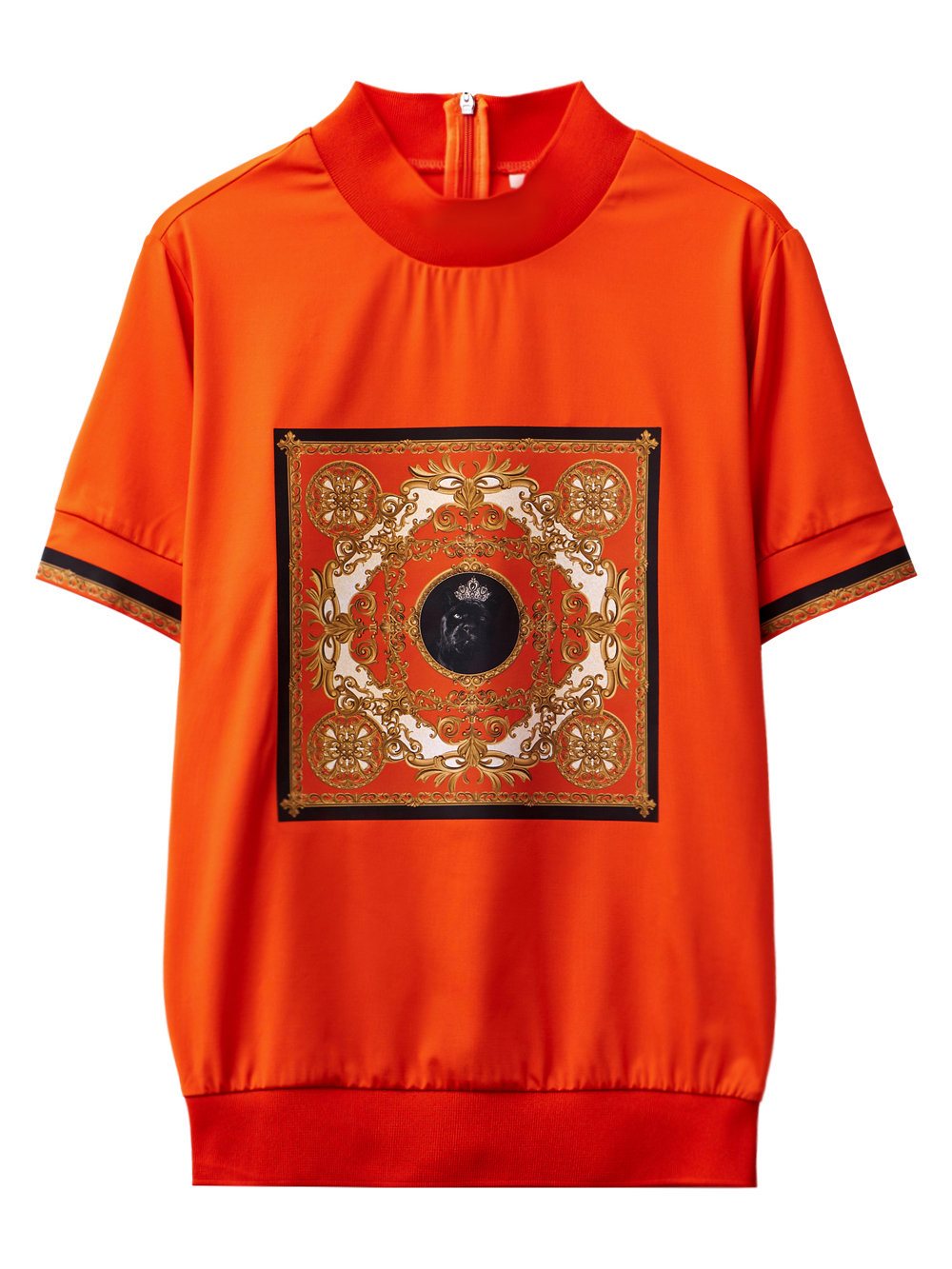 UTAA Canyon Baroque Turtleneck Tee  :  Women&#039;s Orange (UC3TSF594OR)