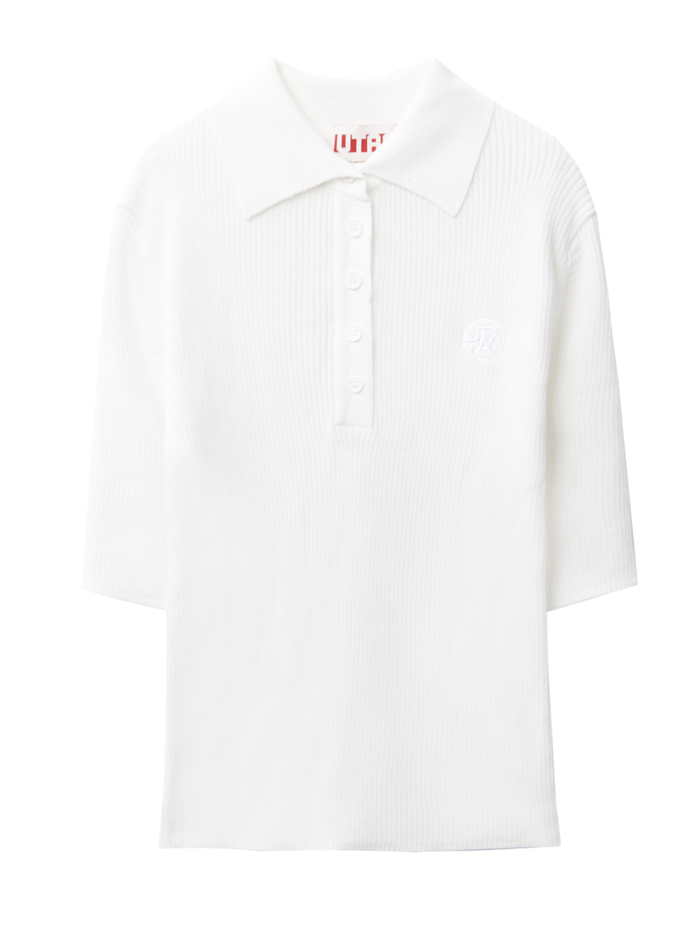 UTAA Ton&amp;Ton Knit PK T-Shirts : Women&#039;s White (UC2KTF418WH)