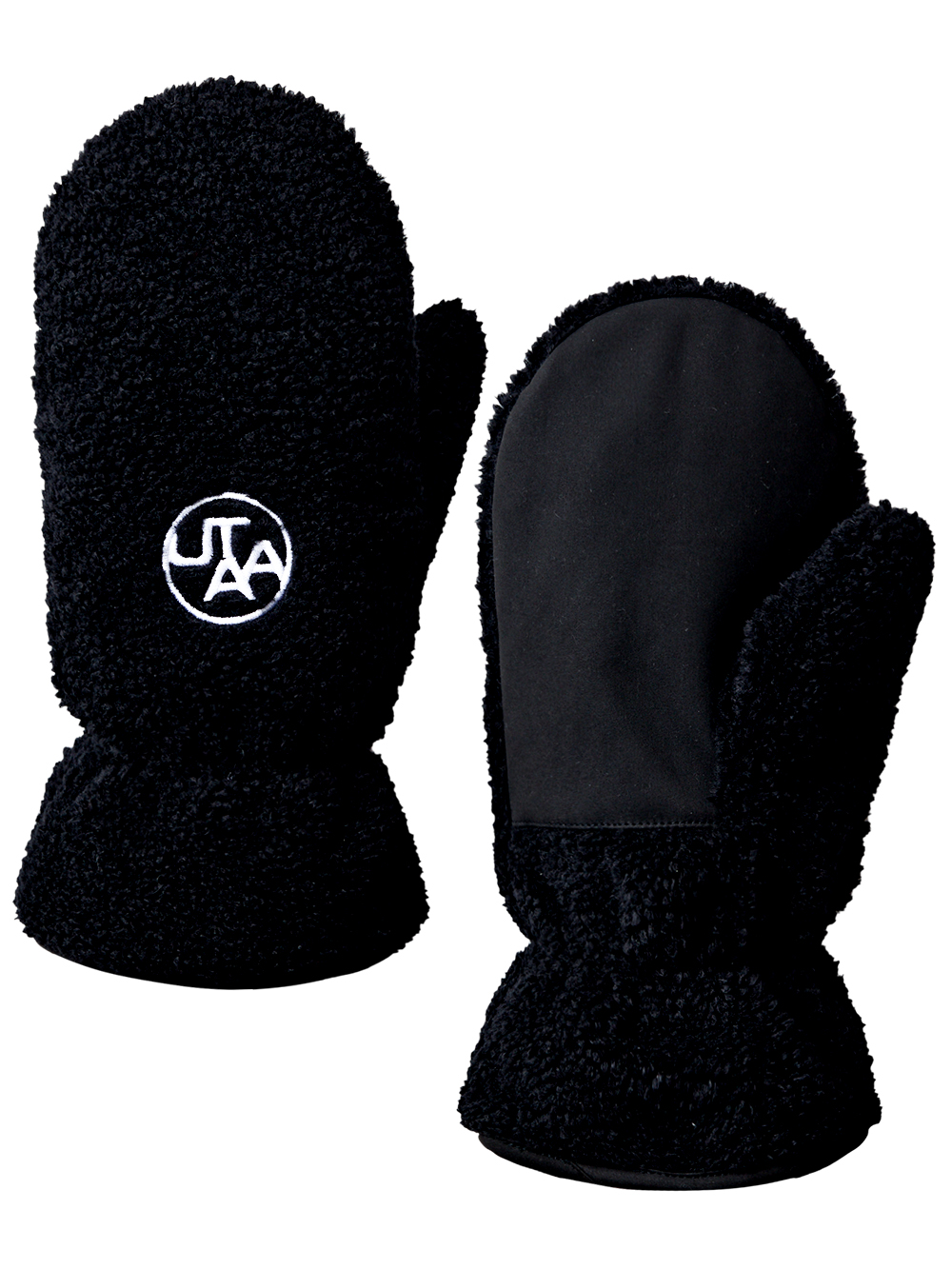 UTAA Big Fleece Fur Gloves : Women&#039;s Black(UC4GVF628BK)