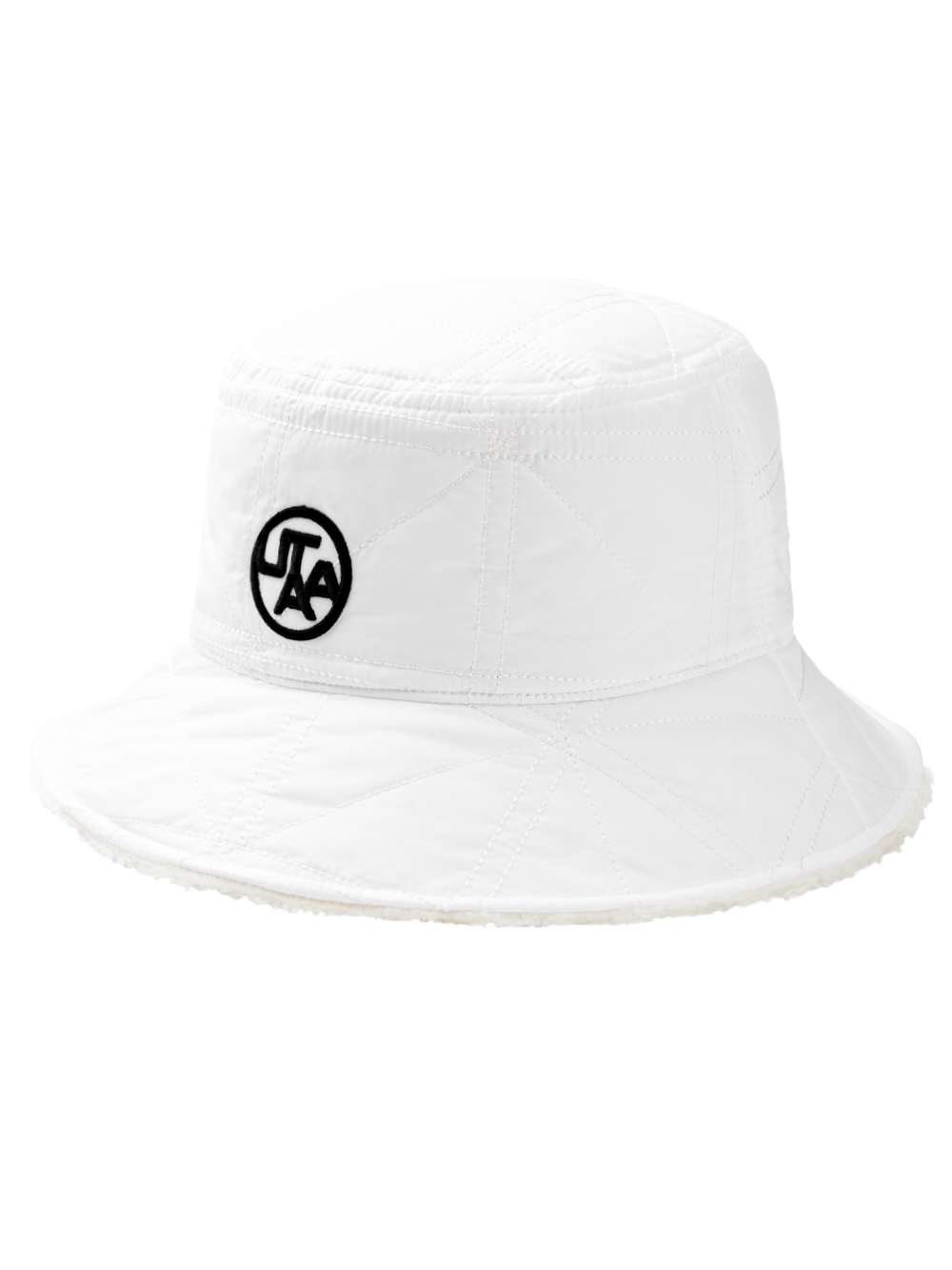 UTAA Quilting Fleece Bucket Hat : White(UD1GCU748WH)