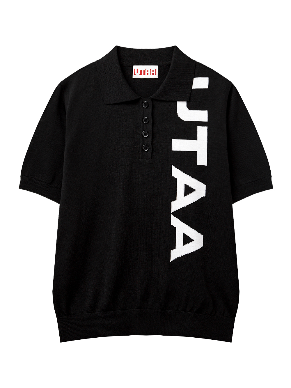 UTAA Arcade Bold Logo PK Knit : Women&#039;s Black (UD2KTF291BK)