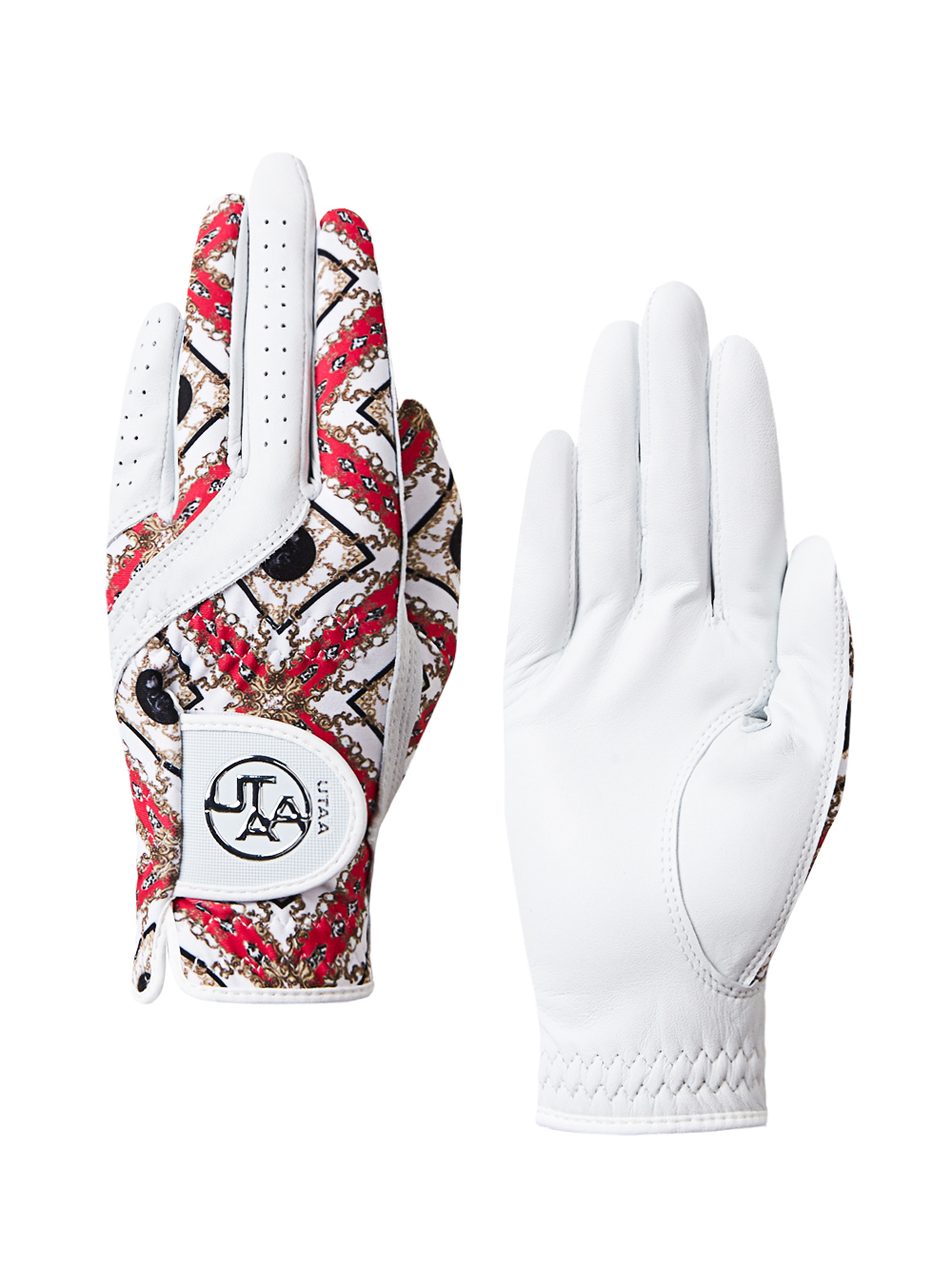 UTAA APEX Chain Baroque Golf Gloves : Women&#039;s Pink (UD0GVF493PK)